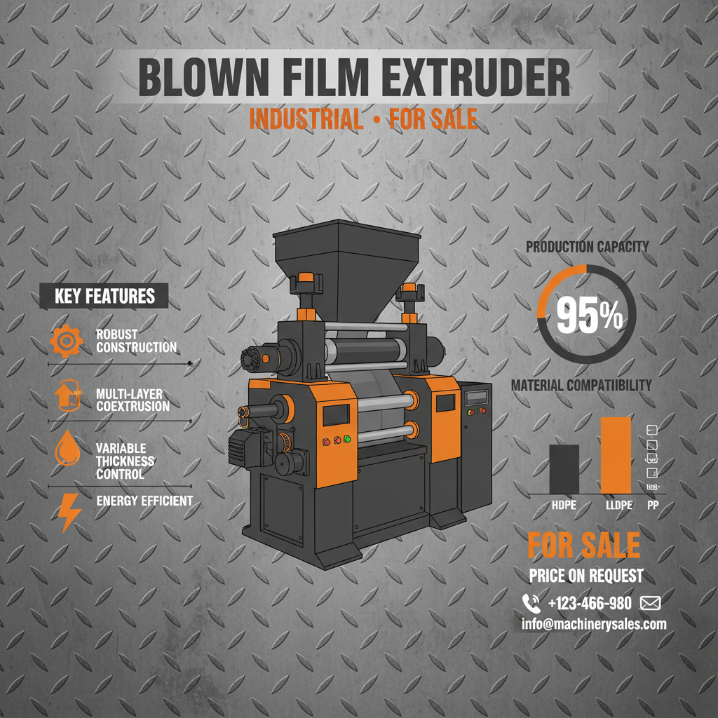 blown film extruder for sale