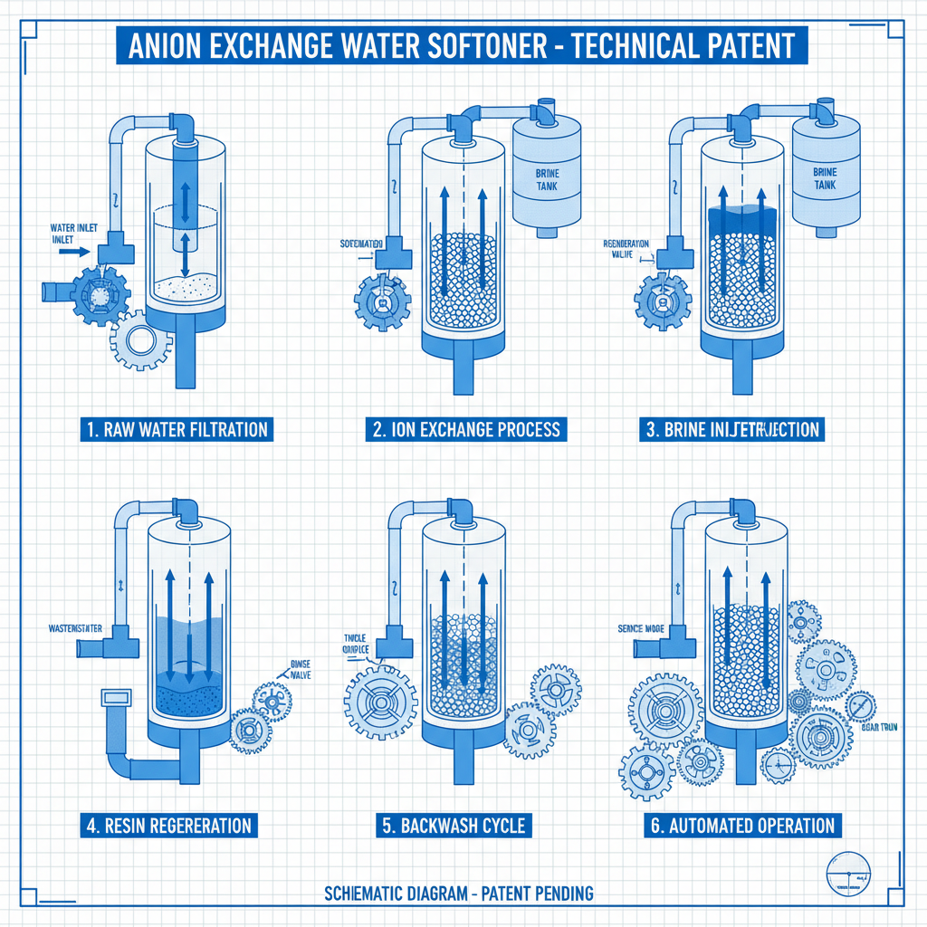 Industrial Anion Exchange Water Softener for High Purity Water
