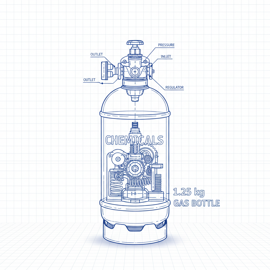 Industrial Guide to the 1.25 kg gas bottle and its Applications