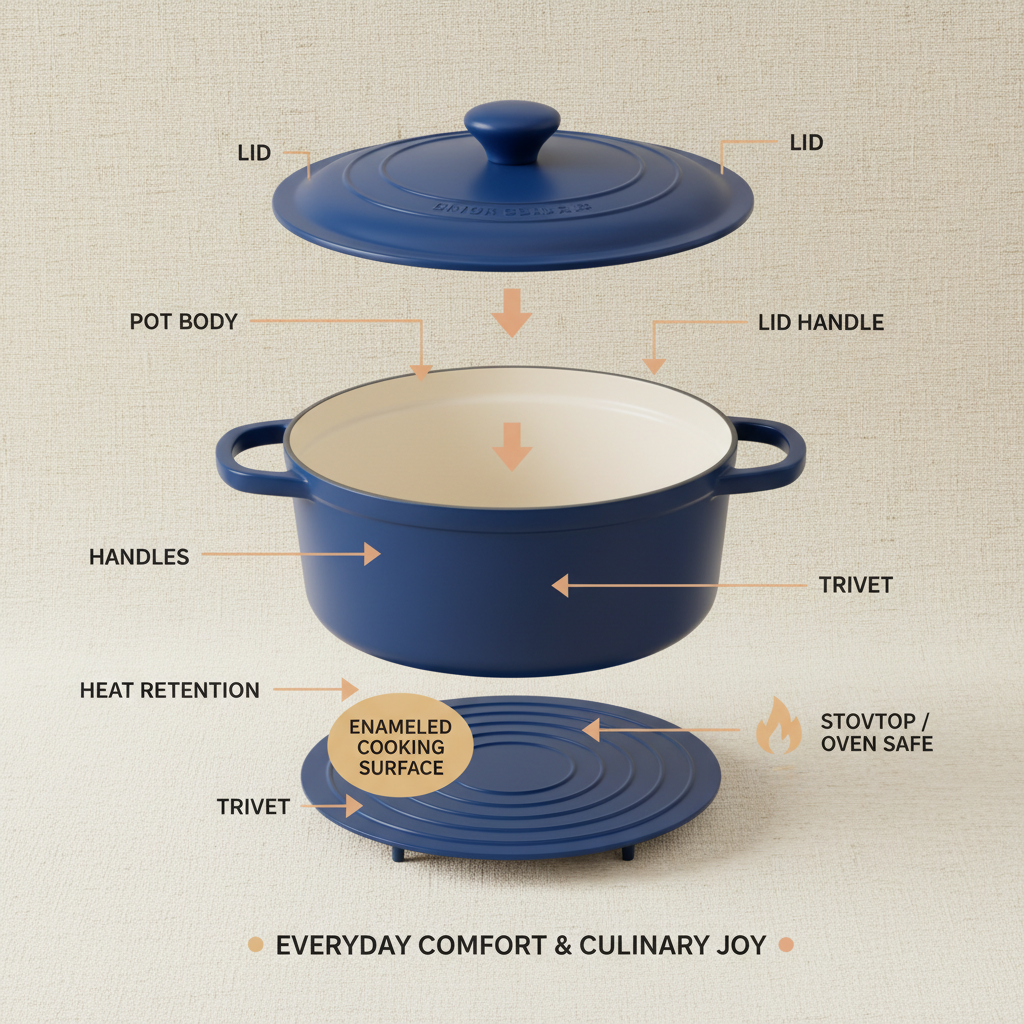 Benefits and Use of a Durable Cast Iron Casserole Dish