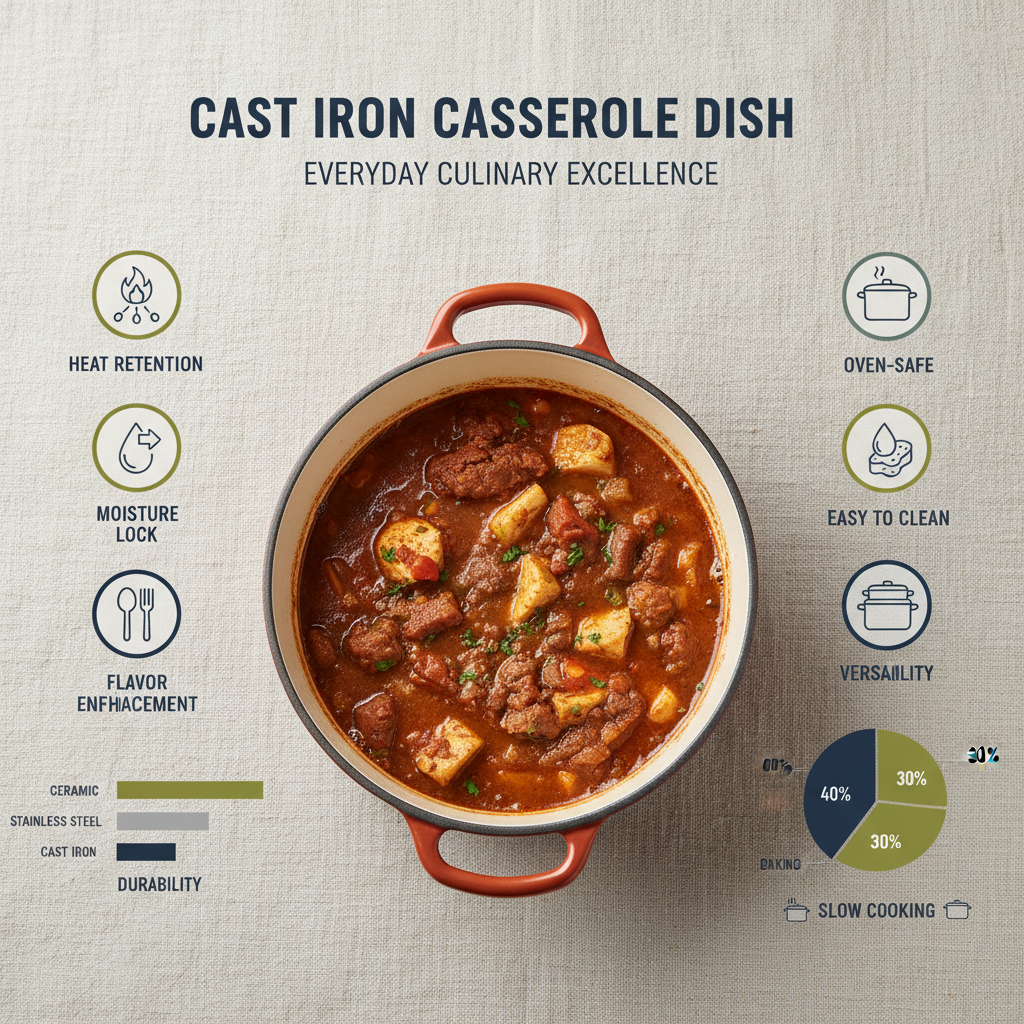 Benefits and Use of a Durable Cast Iron Casserole Dish