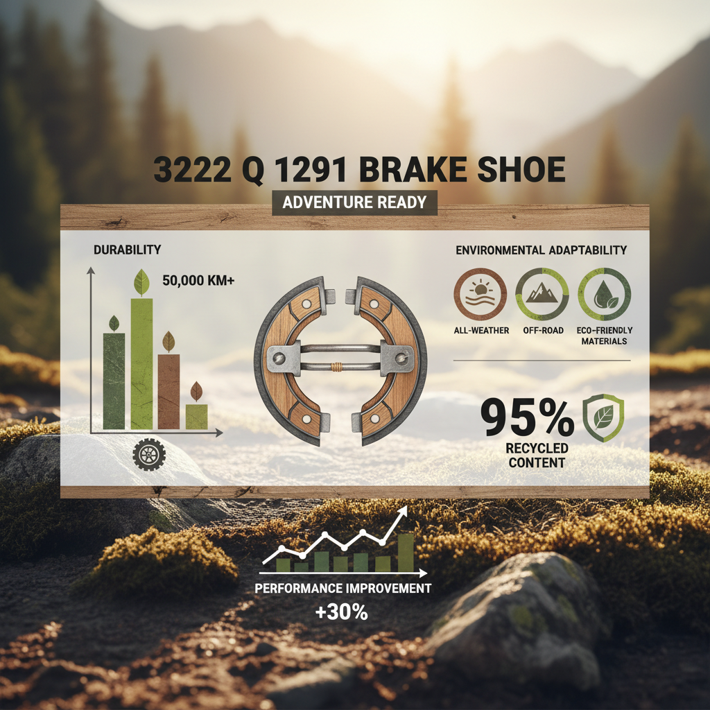 3222 q 1291 brake shoe