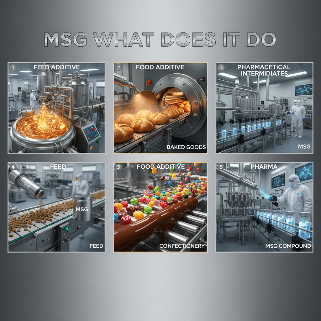 Understanding MSG What Does It Do and Its Industrial Role