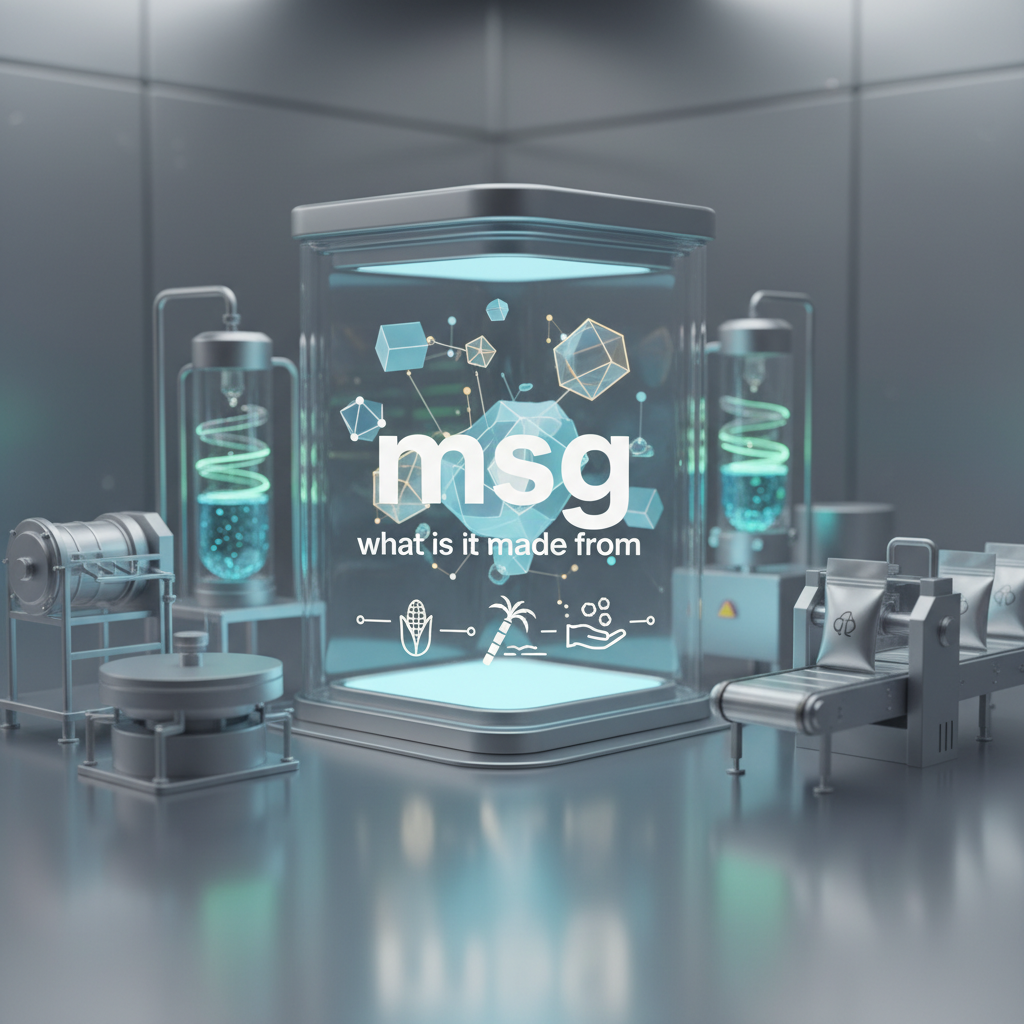 Understand MSG What Is It Made From and How It Is Produced