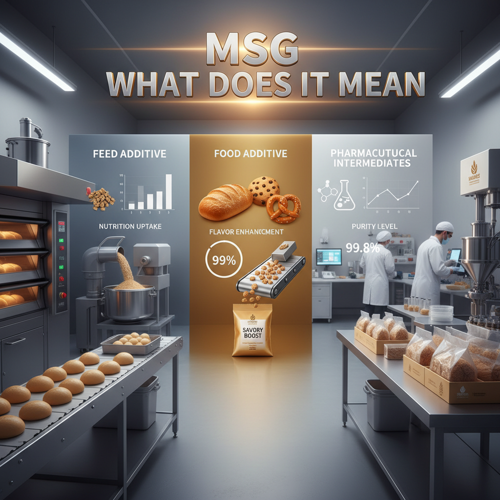 Understanding MSG What Does It Mean and Its Industrial Uses