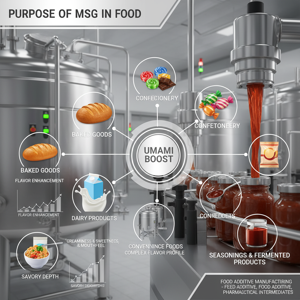 Understanding the Industrial Purpose of msg in food and Umami