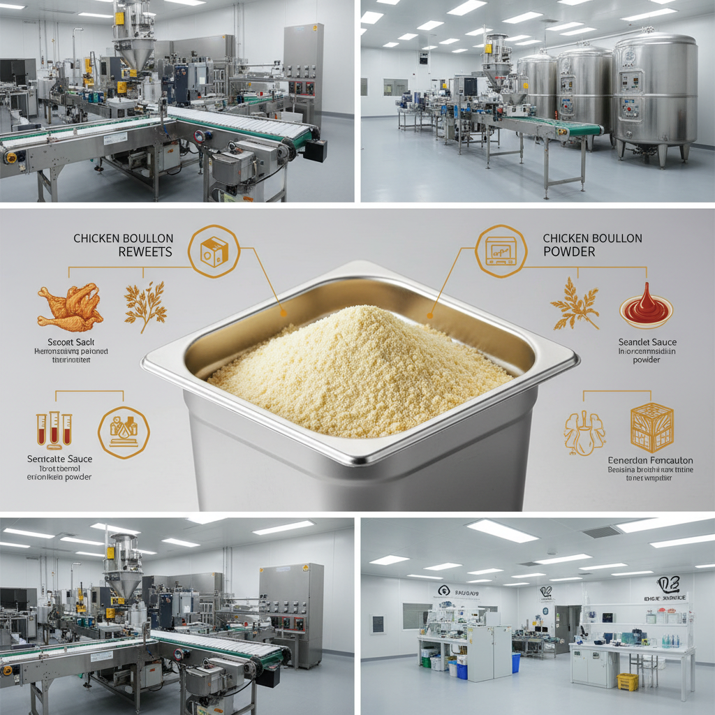 Industrial Chicken Bouillon Powder for Global Food Production