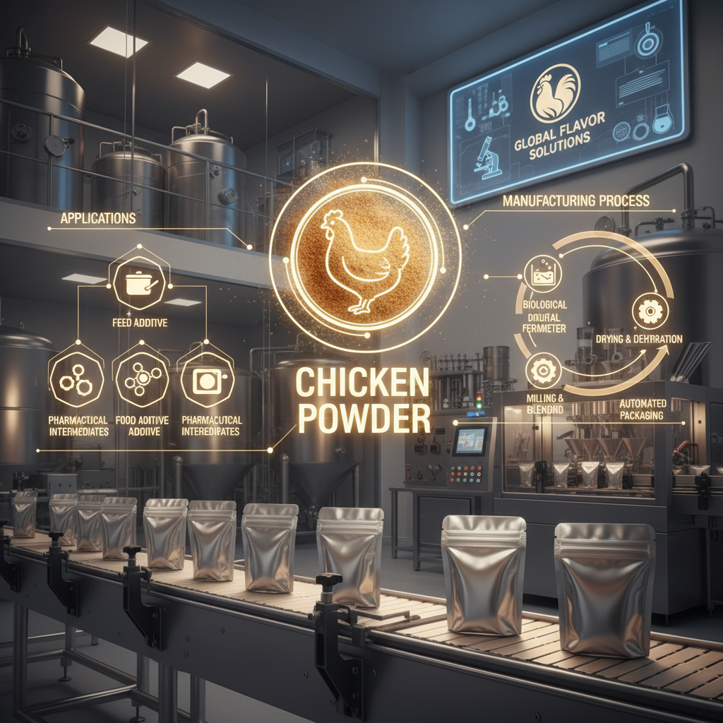 Industrial Chicken Powder for Global Food Flavor Enhancements