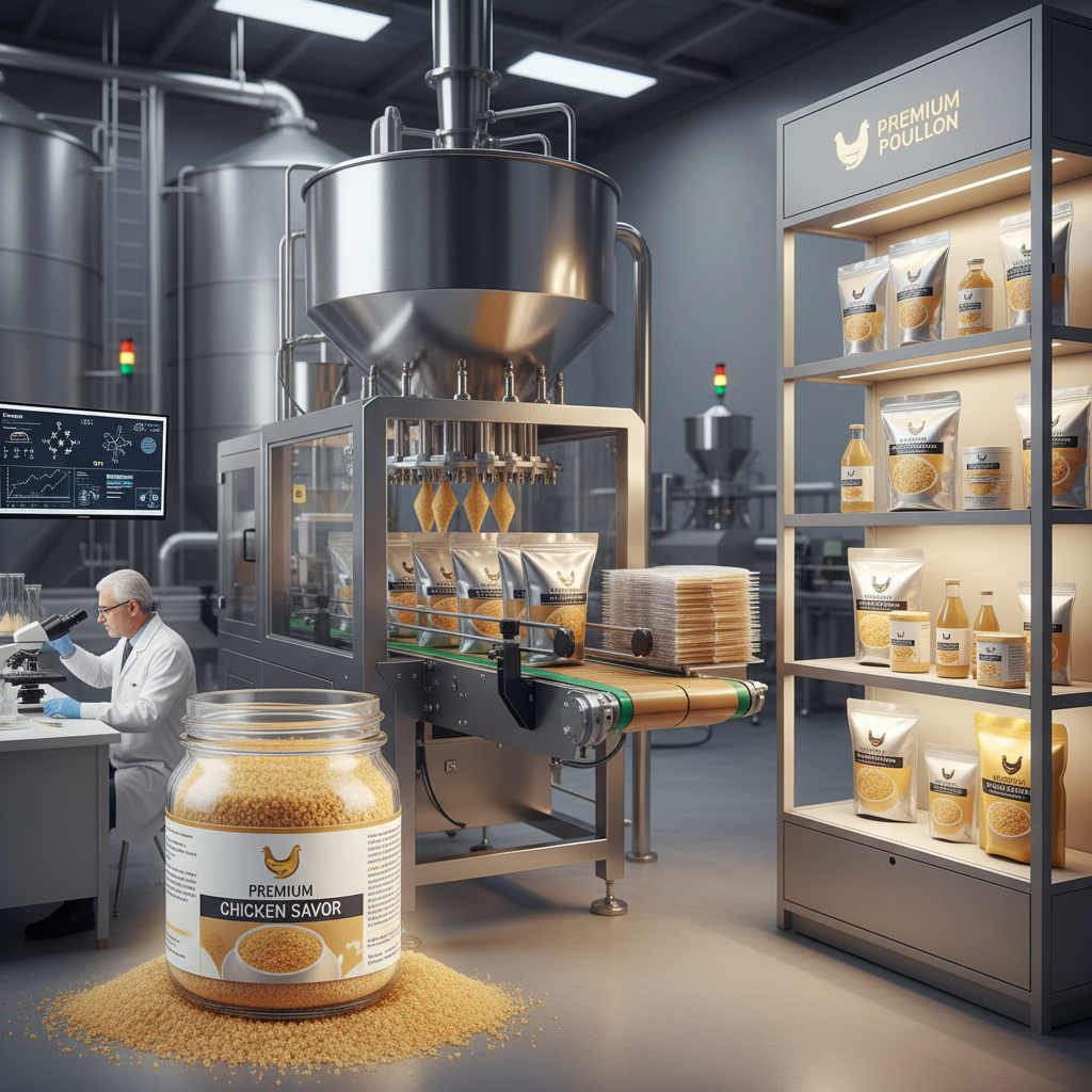 Industrial Chicken Bouillon Powder for Global Food Production
