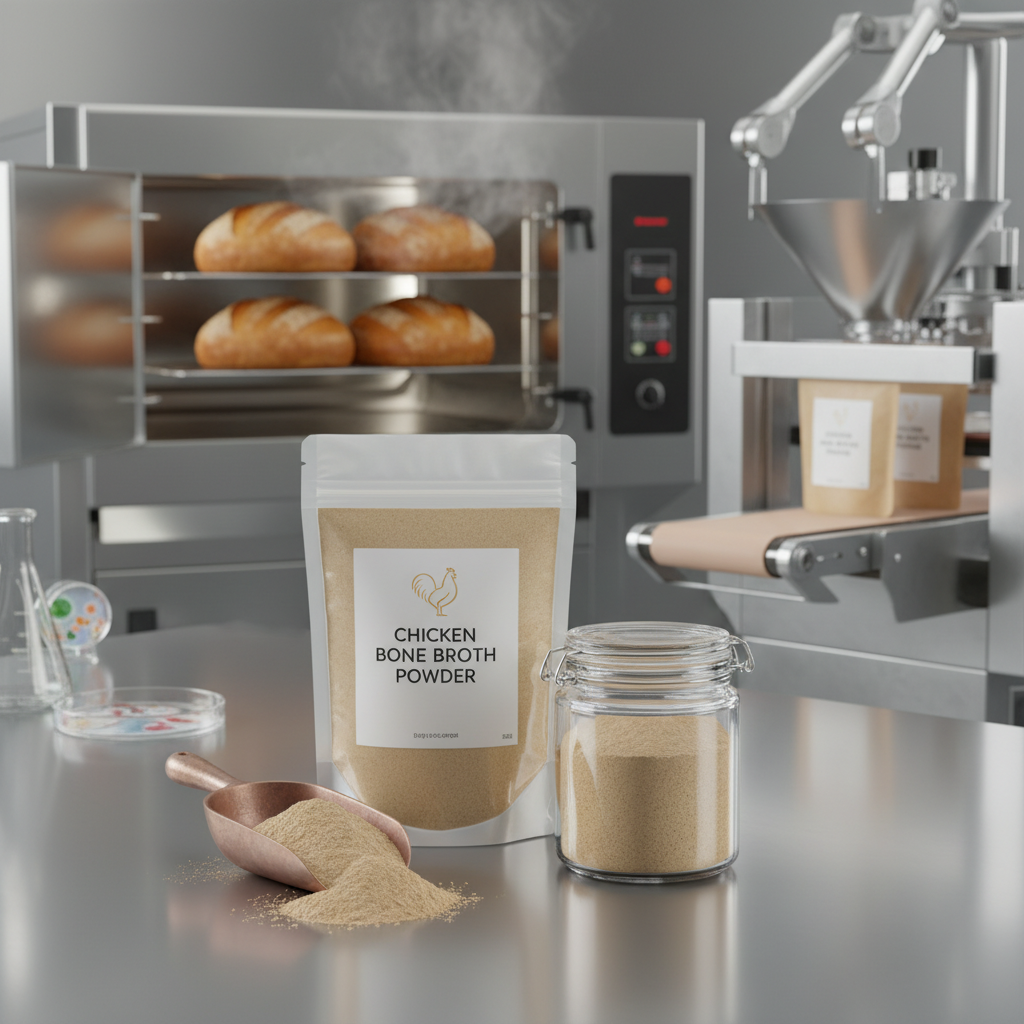 Industrial Benefits and Uses of Chicken Bone Broth Powder