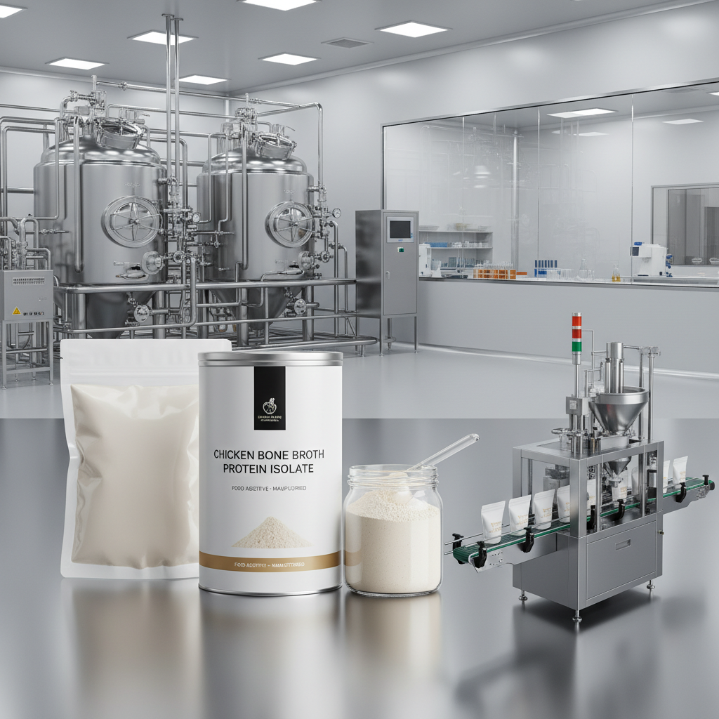 Benefits and Industrial Uses of Chicken Bone Broth Protein Powder