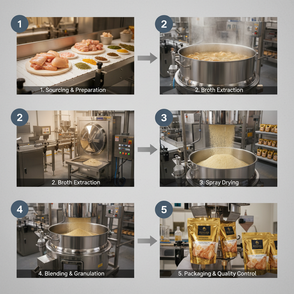 Industrial Chicken Base Powder for Consistent Food Flavor