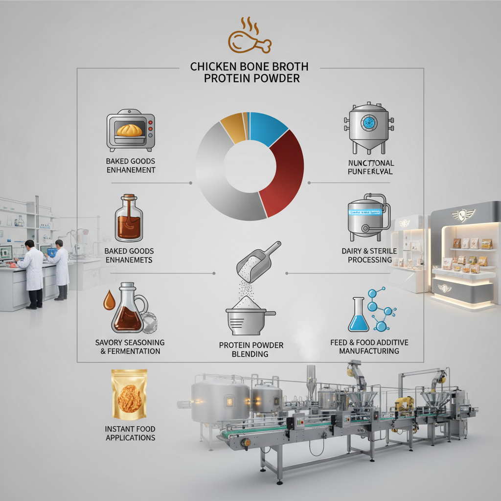 Benefits and Industrial Uses of Chicken Bone Broth Protein Powder