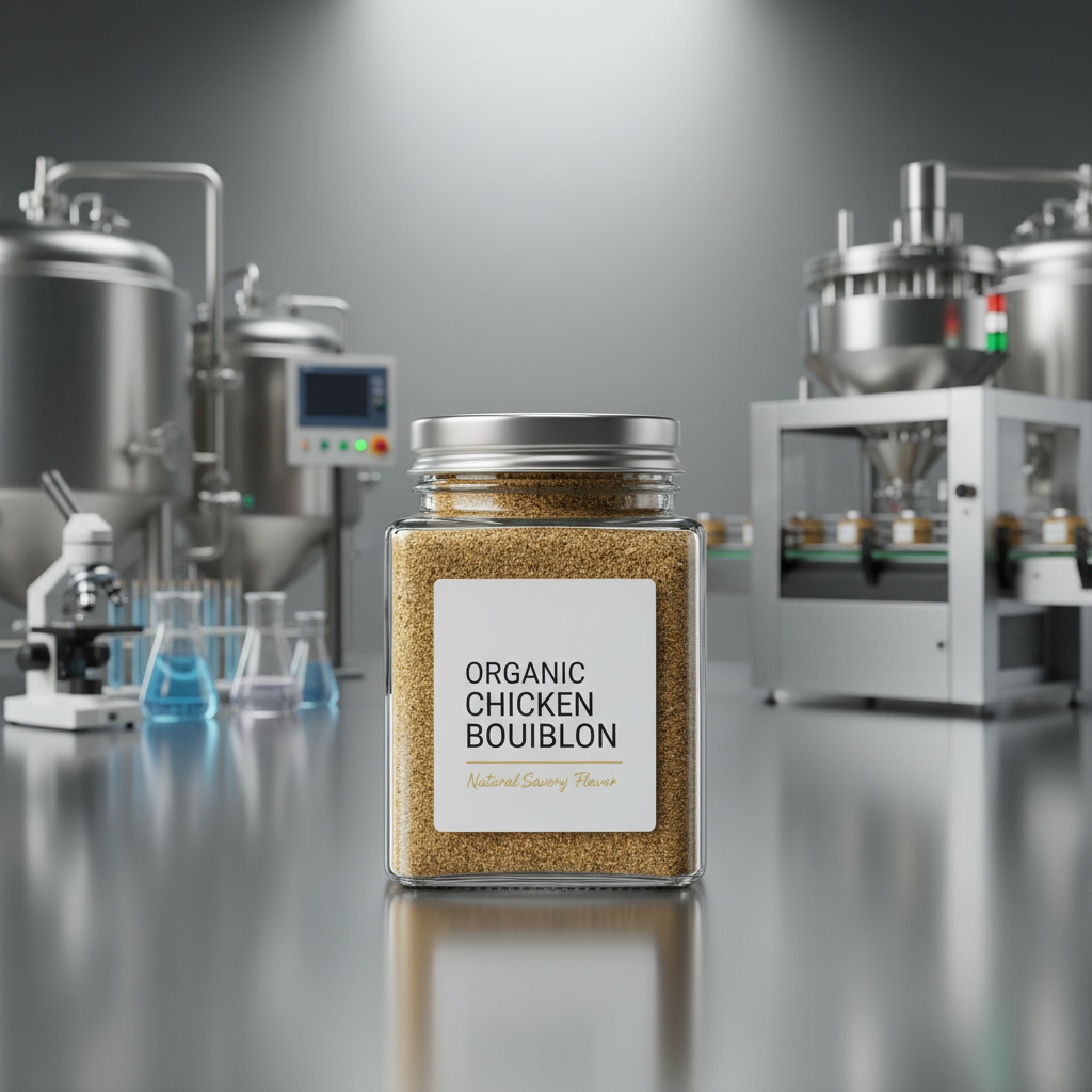 Premium Organic Chicken Bouillon Powder for Clean Label Foods