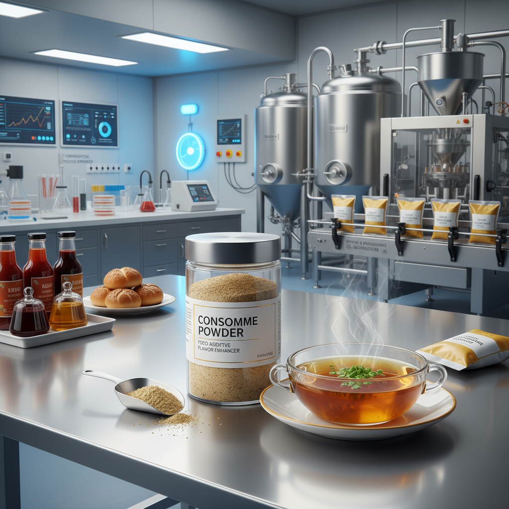Industrial Application and Quality of Consomme Powder
