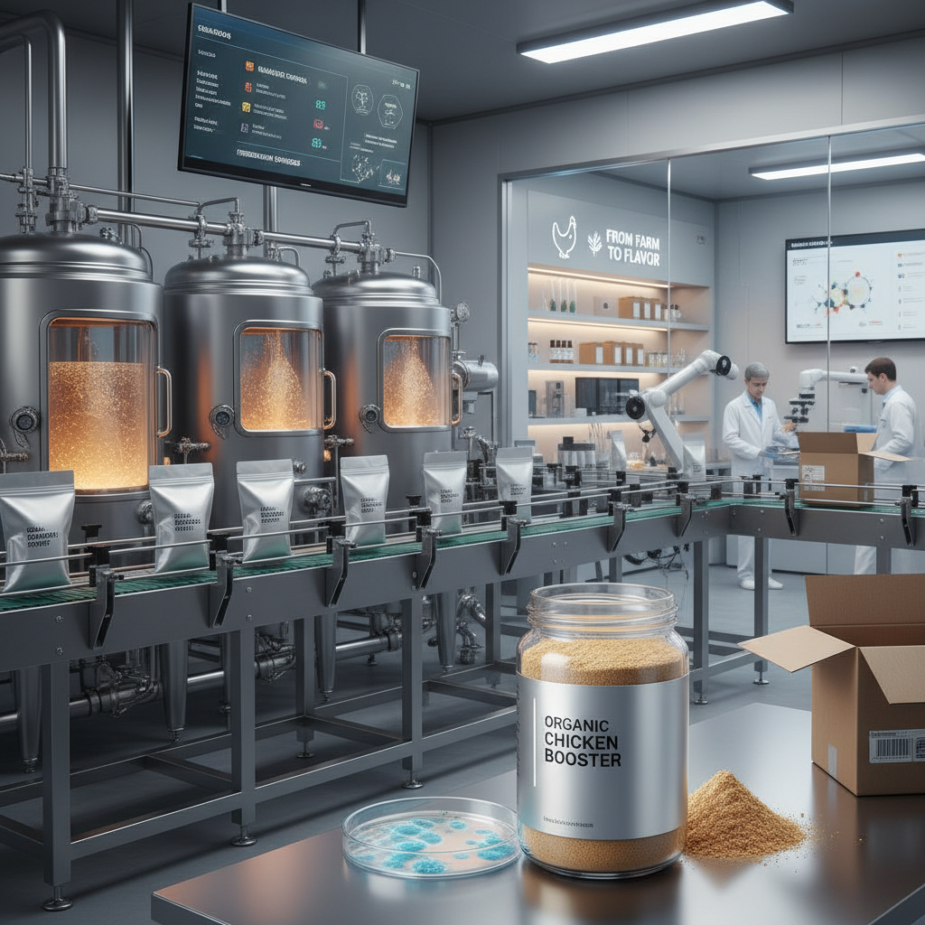 High Quality Organic Chicken Powder for Industrial Food Use