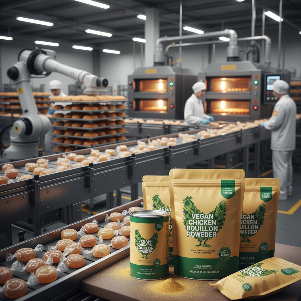 High Performance Vegan Chicken Bouillon Powder for Food Industry