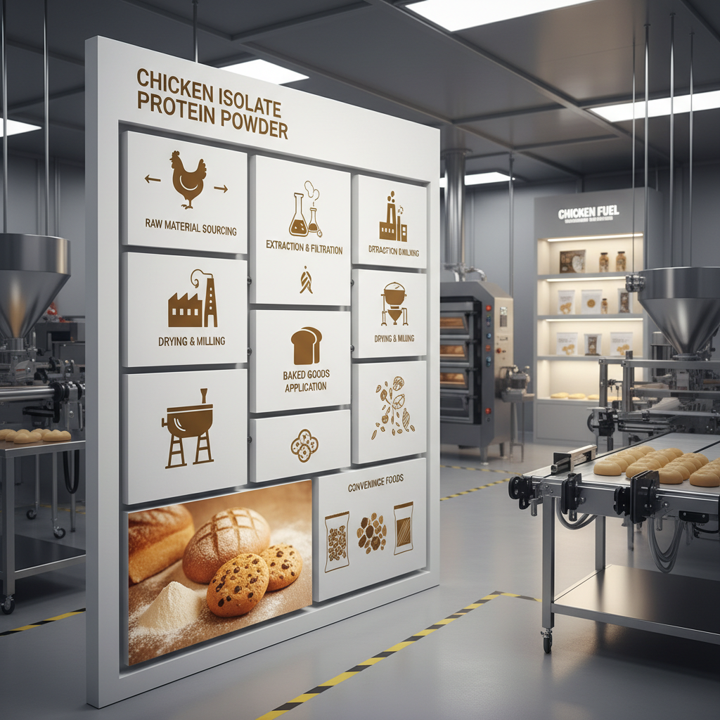 High Purity Chicken Isolate Protein Powder for Industrial Use