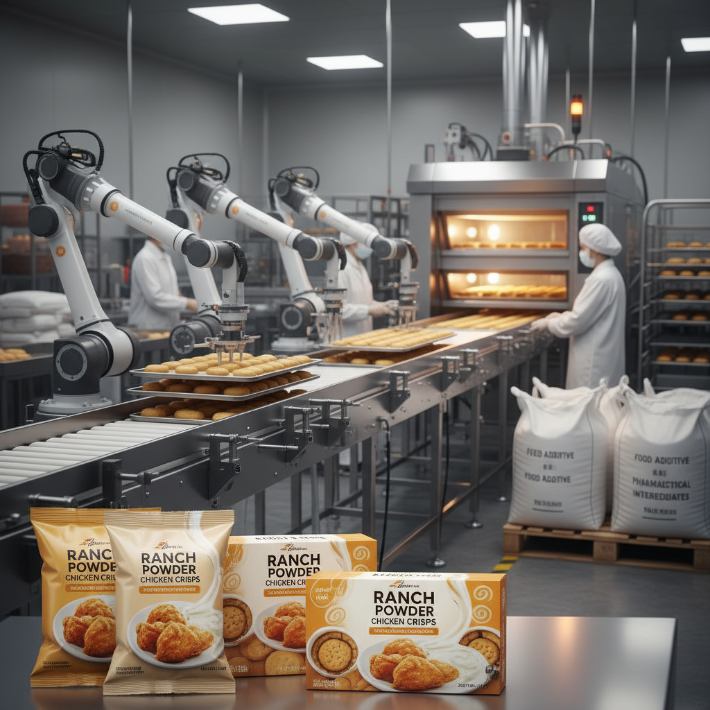Industrial Innovation and Applications of ranch powder chicken