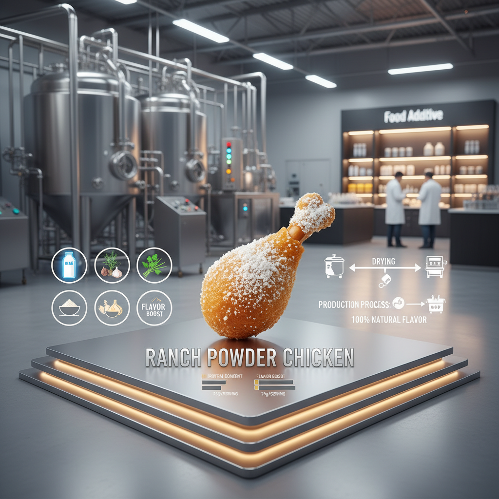 Industrial Innovation and Applications of ranch powder chicken
