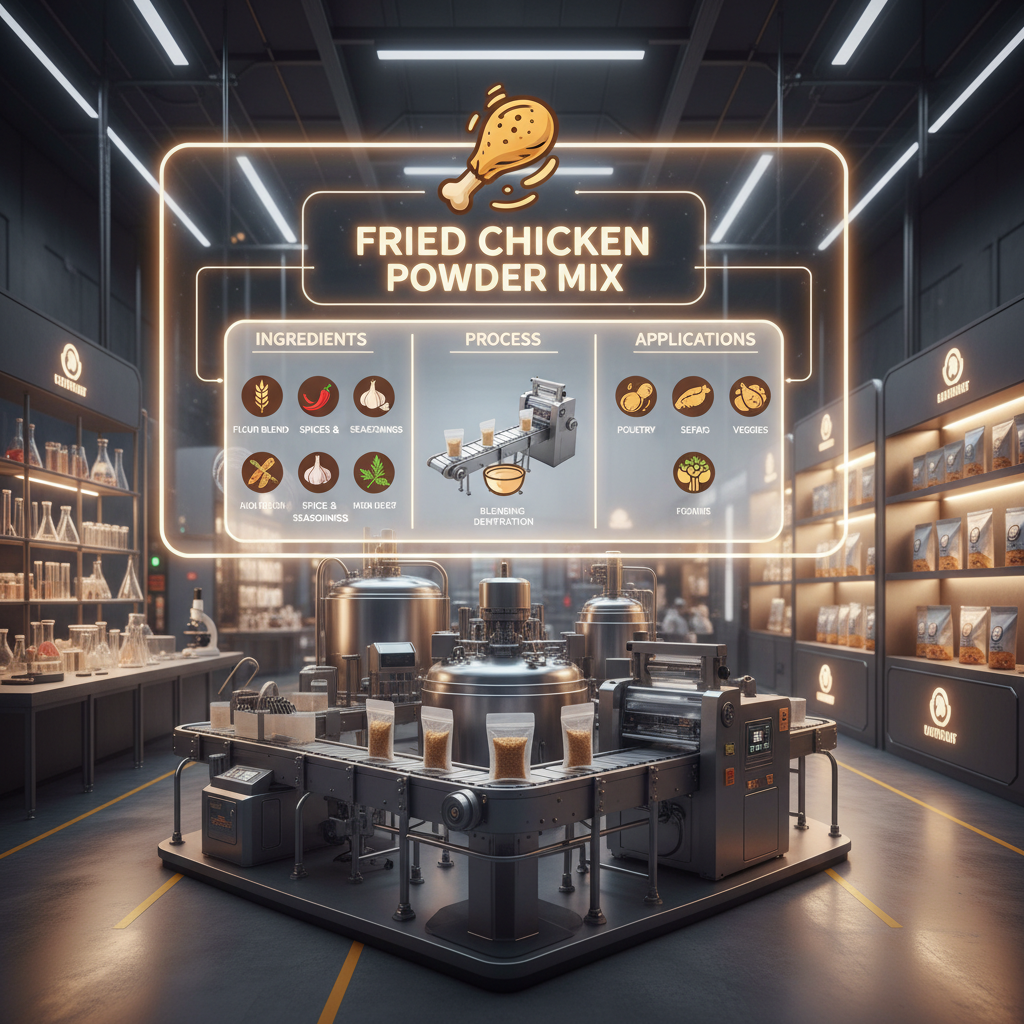 High Quality Fried Chicken Powder Mix for Industrial Food Production