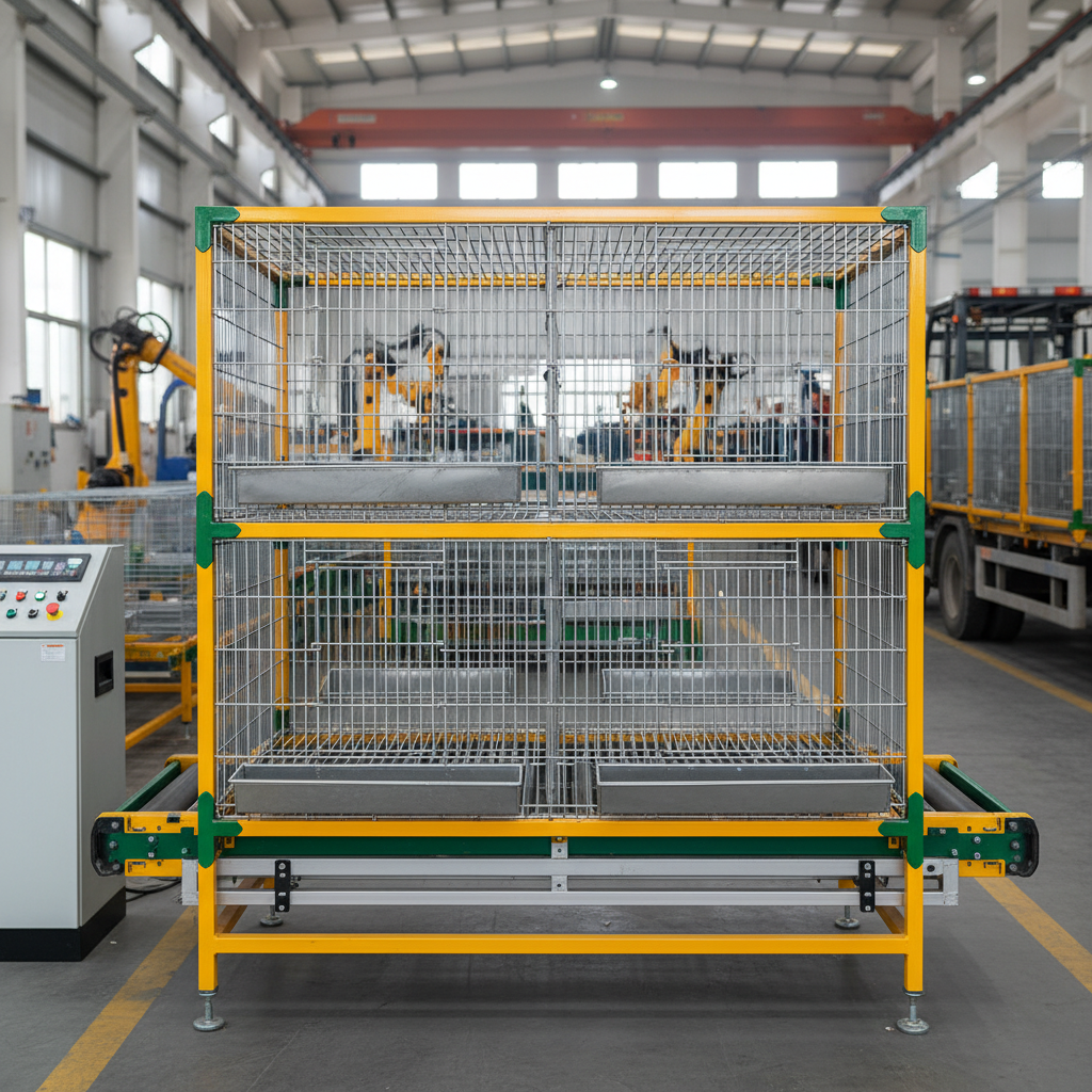 Professional 4 hole rabbit cage for Efficient Breeding