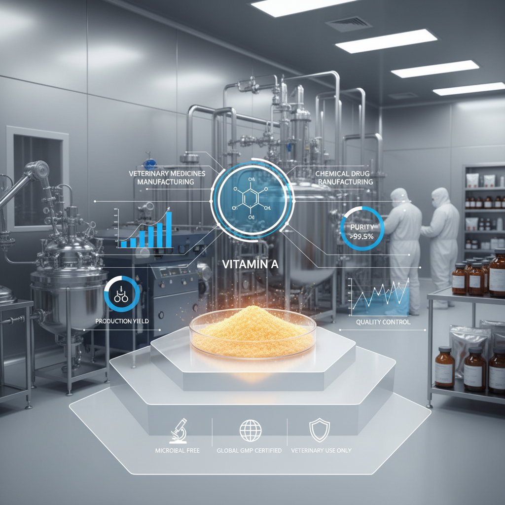 Industrial Applications and Stability of Vitamin A in Veterinary Pharma