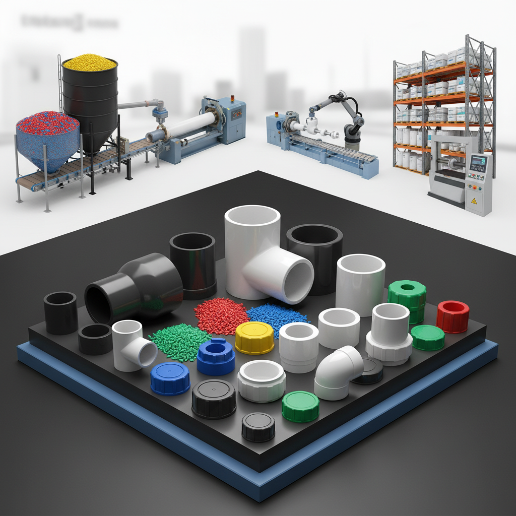 High Quality pvc tube fittings for Industrial Piping Systems