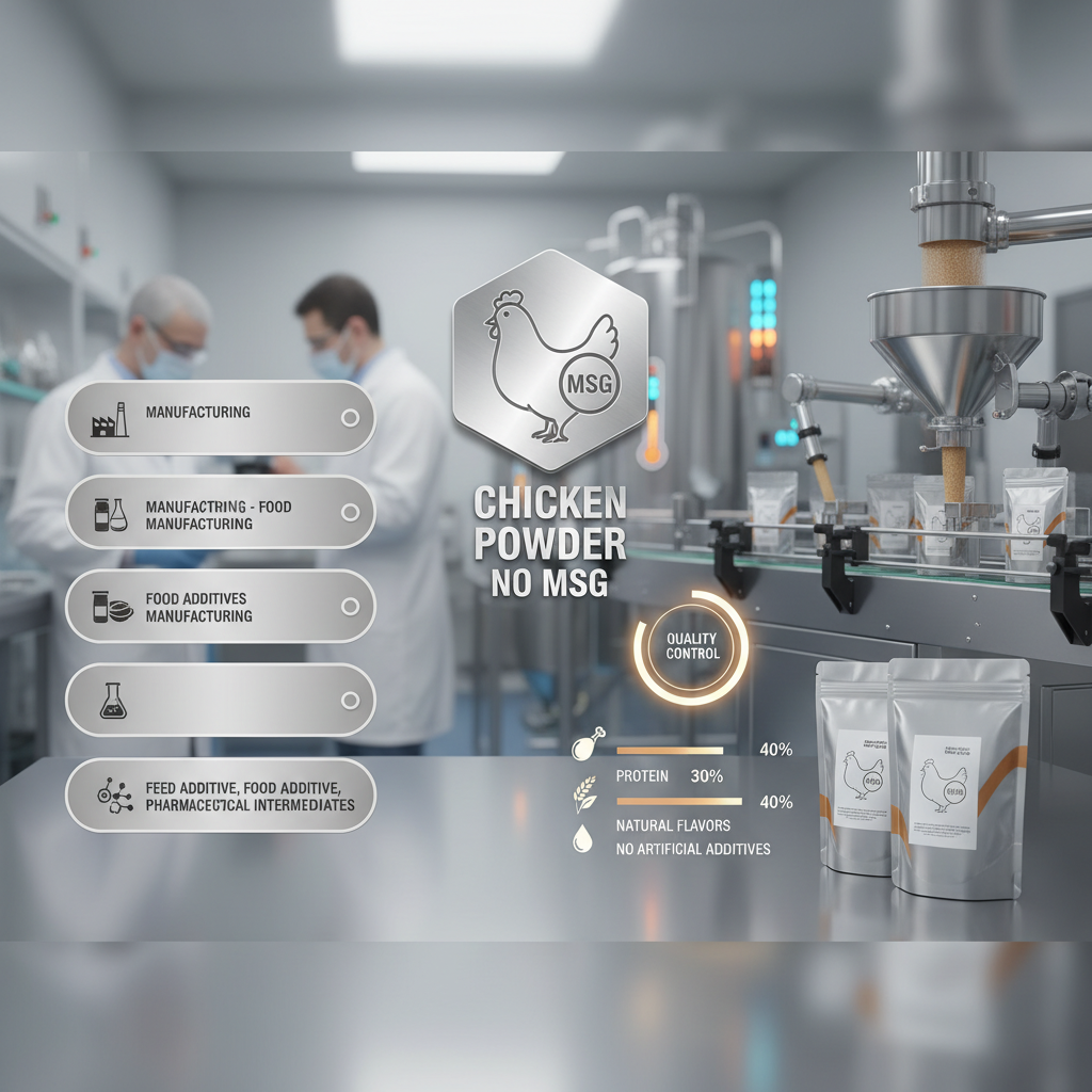 High Quality Clean Label Chicken Powder No MSG for Food Industry