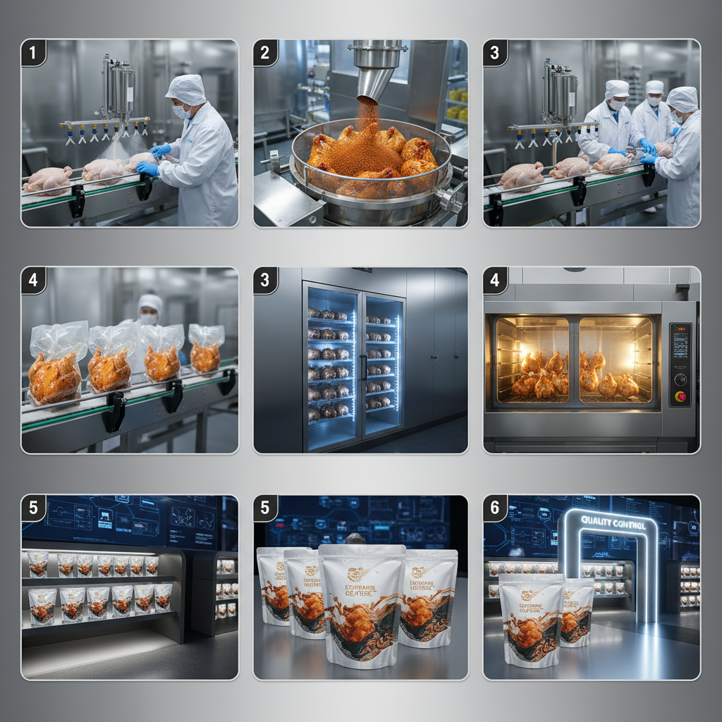 Industrial Production and Application of 5 spice powder chicken
