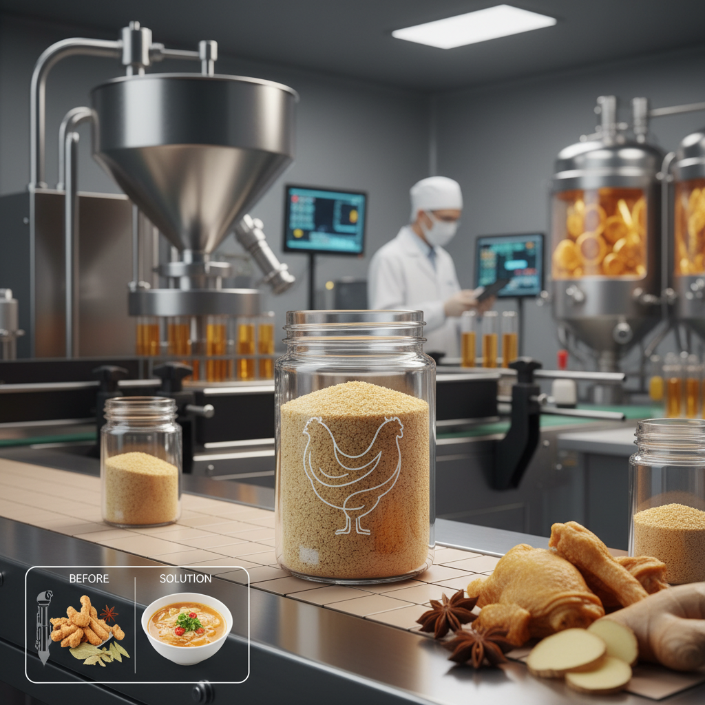 High Quality Asian Chicken Stock Powder for Food Production