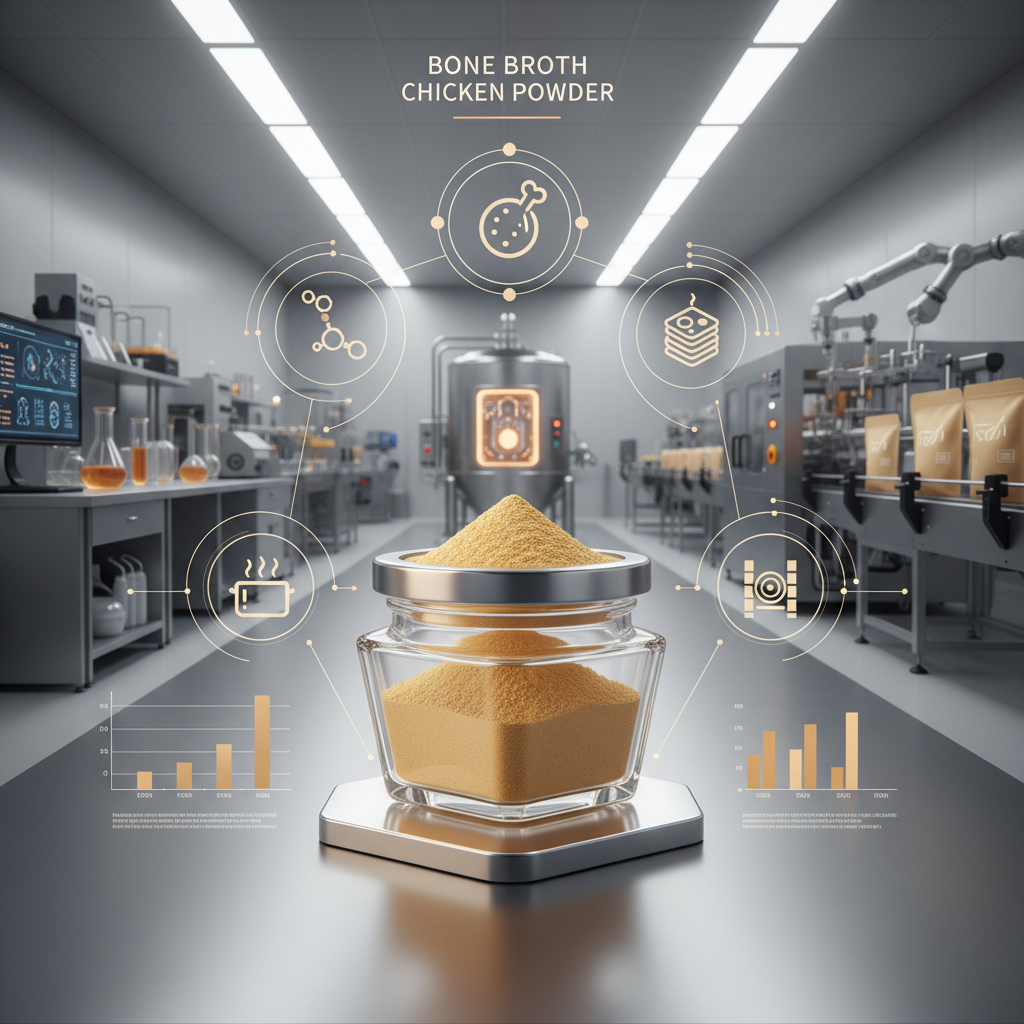 High Quality Bone Broth Chicken Powder for Food Industry