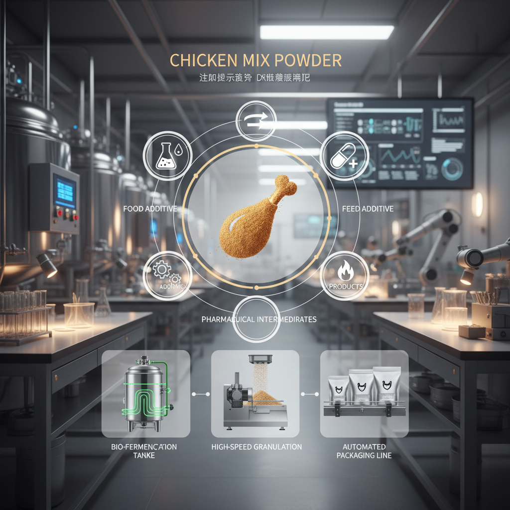 Industrial Chicken Mix Powder for Global Food Manufacturing