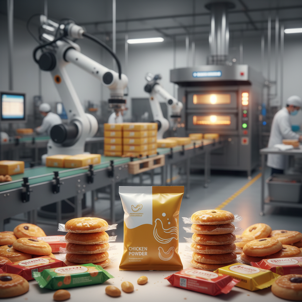 High Quality Chicken Powder Packet for Industrial Food Production
