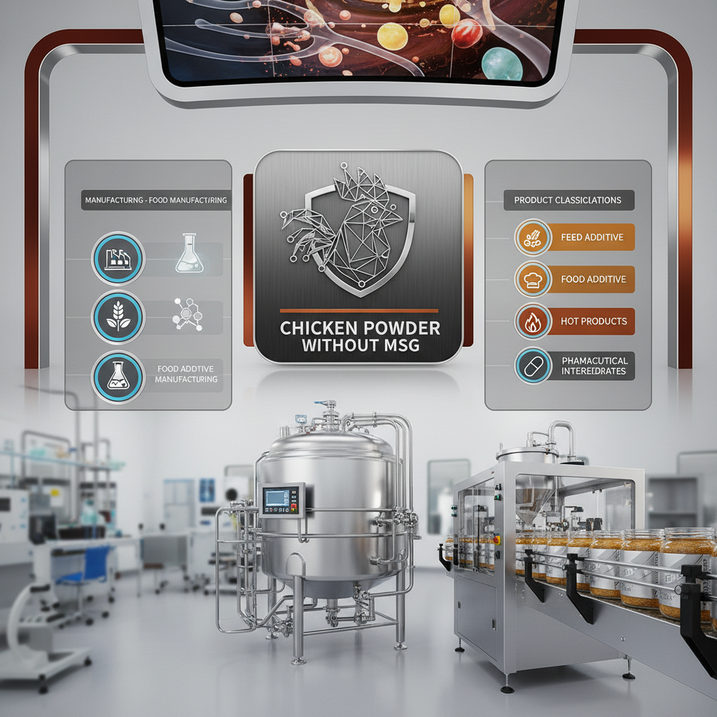 Premium Natural Chicken Powder Without MSG for Clean Label Food