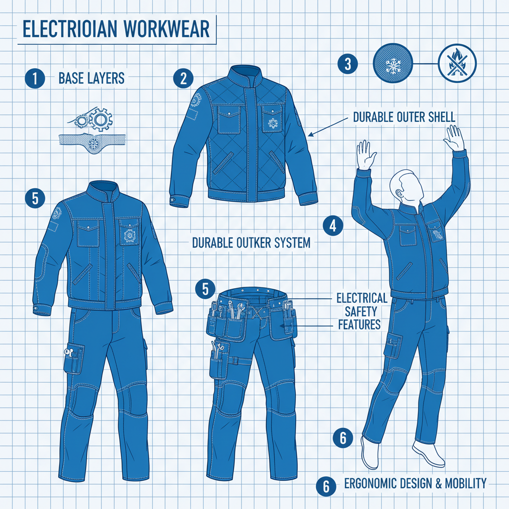 Professional Electrician Workwear for Industrial Safety