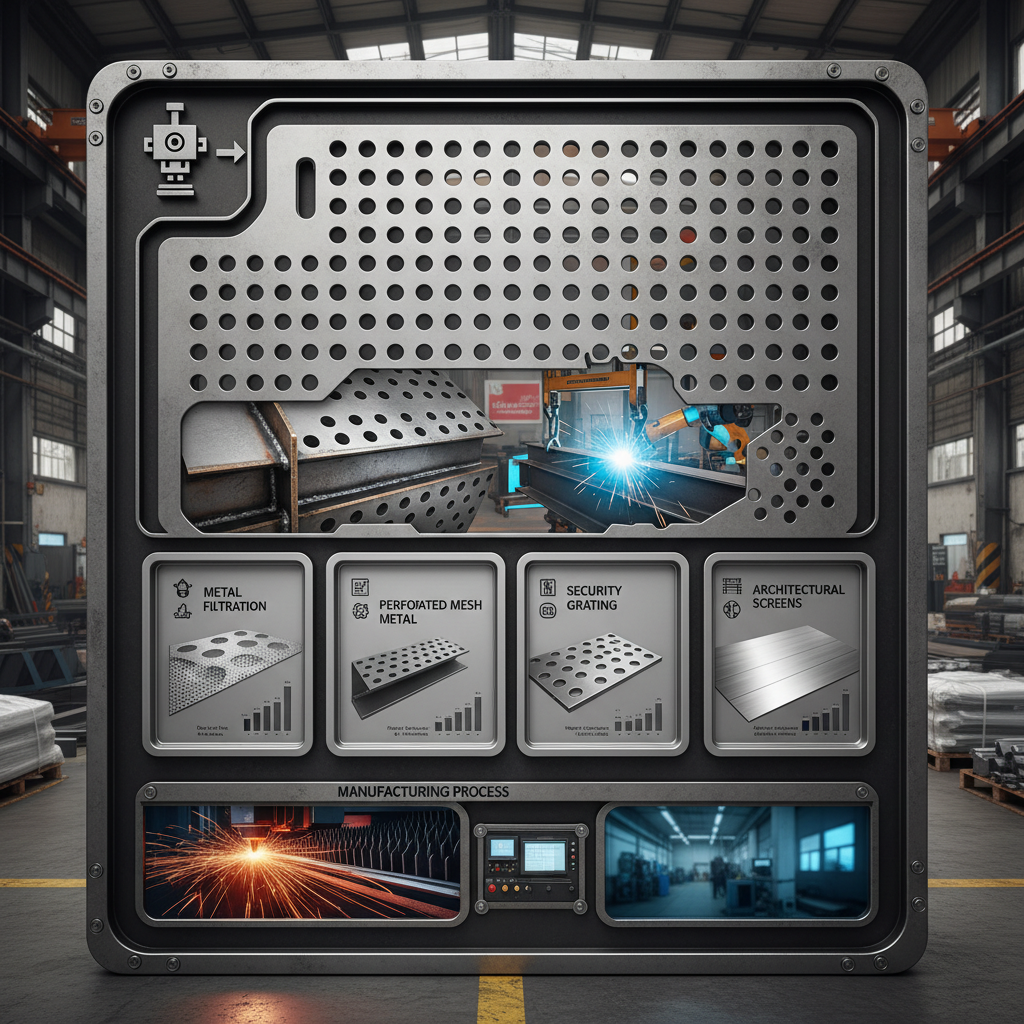 Industrial Punctured Metal Versatility and Engineering Applications