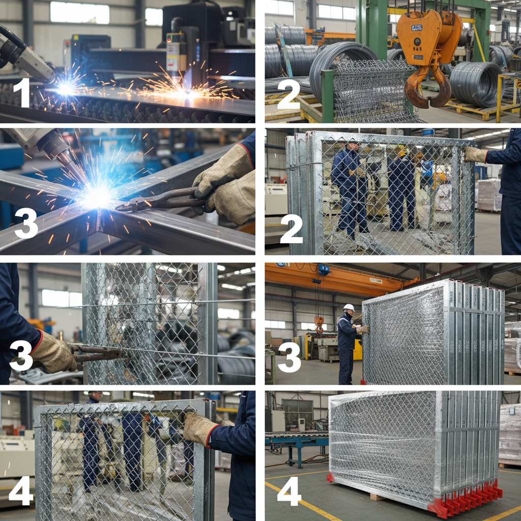 High Quality temporary construction fence panels for Site Safety