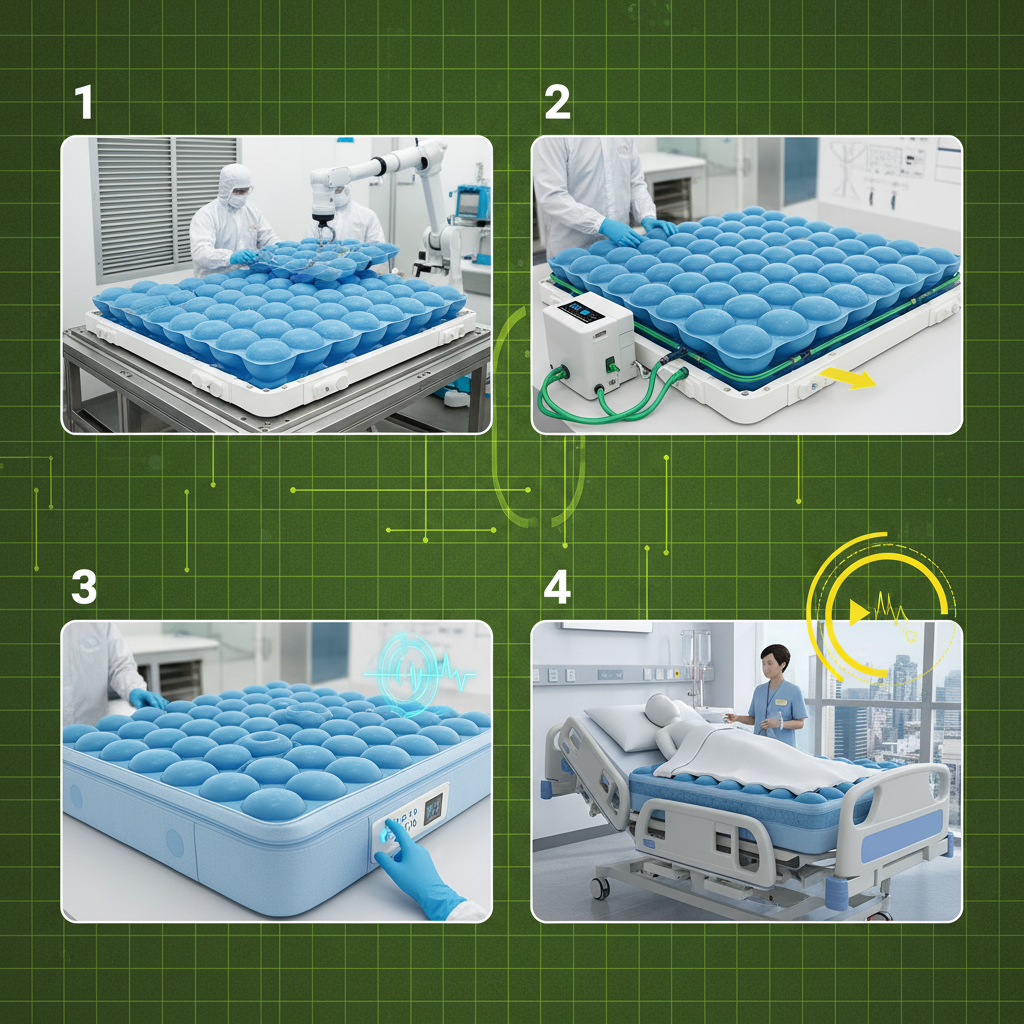Pressure Ulcer Prevention with Bubble Bed Mattress Guide