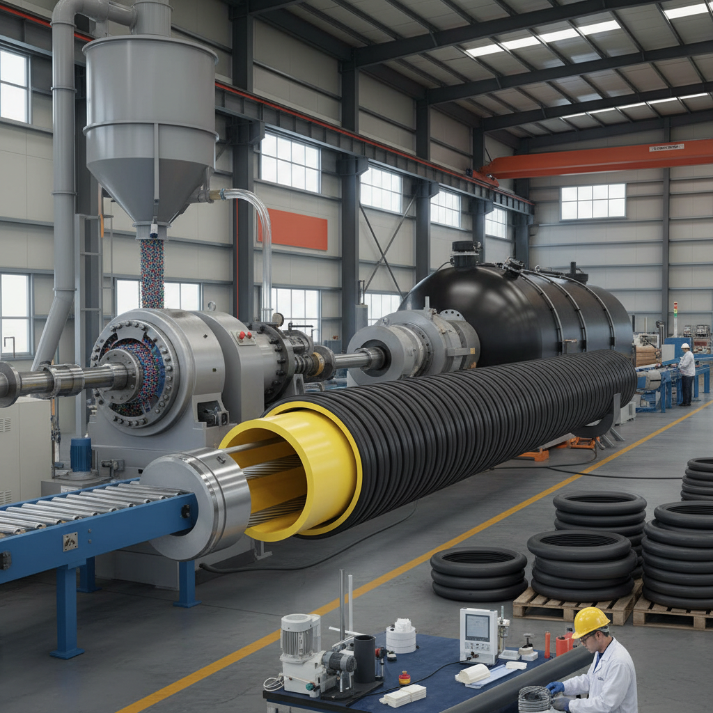 High Performance Industrial Cement Feeding Hose Pipe Guide
