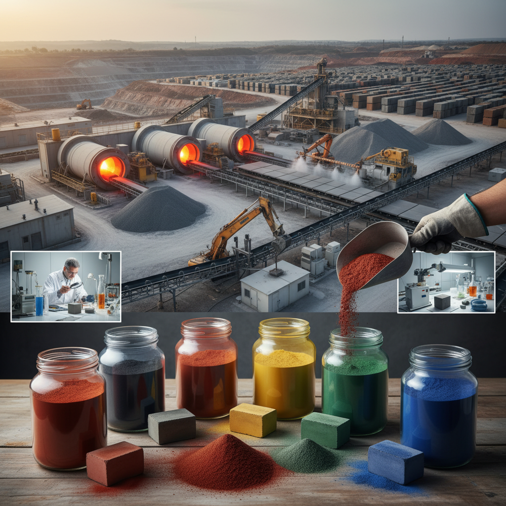 High Performance Oxide Colours for Concrete and Application Guide