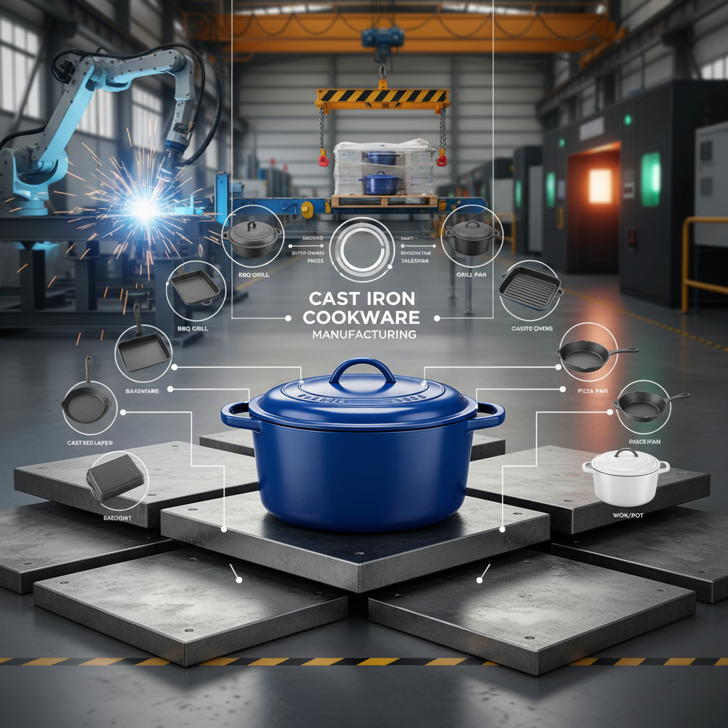 High Performance Cast Iron Casserole Pot for Professional Cooking