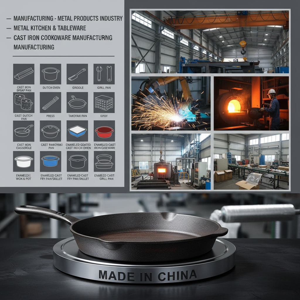 made in china cast iron skillet
