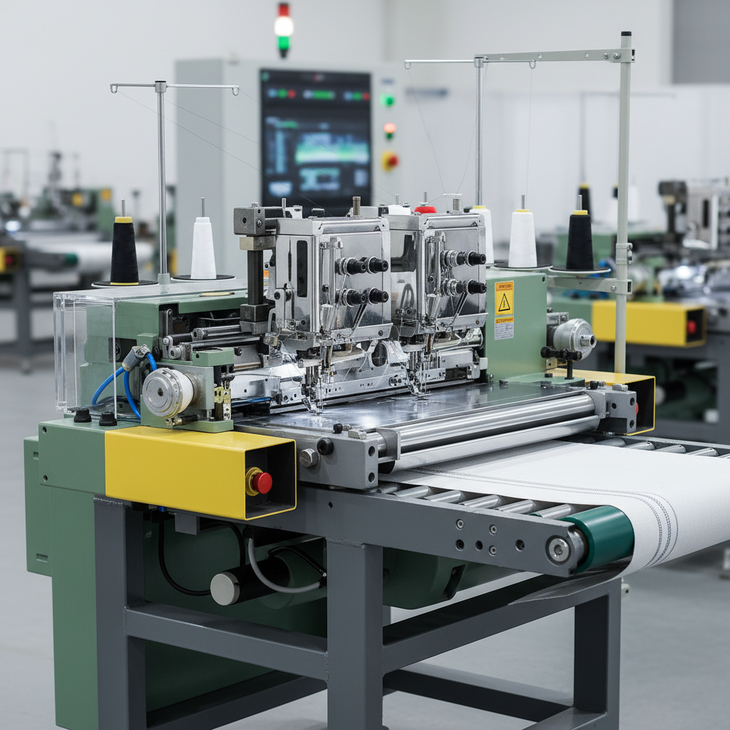 Industrial Double Needle Bar Machine for High Efficiency Sewing