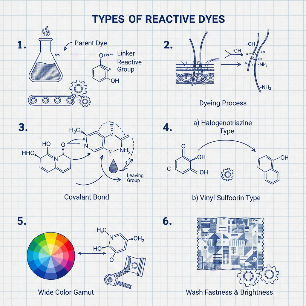 Understanding Different Types of Reactive Dyes for Textiles