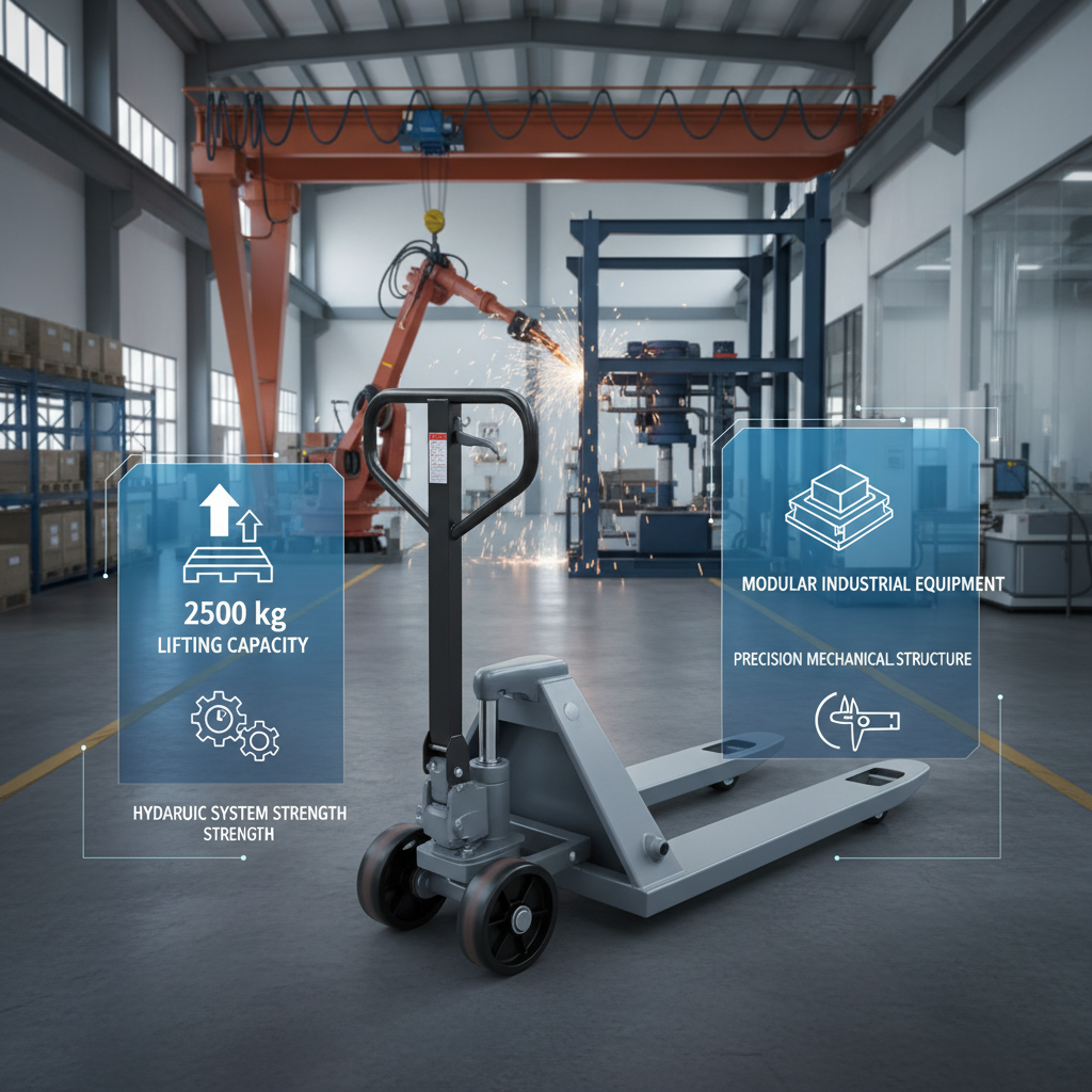 High Efficiency Heavy Duty Industrial Pallet Truck 2.5 t Guide