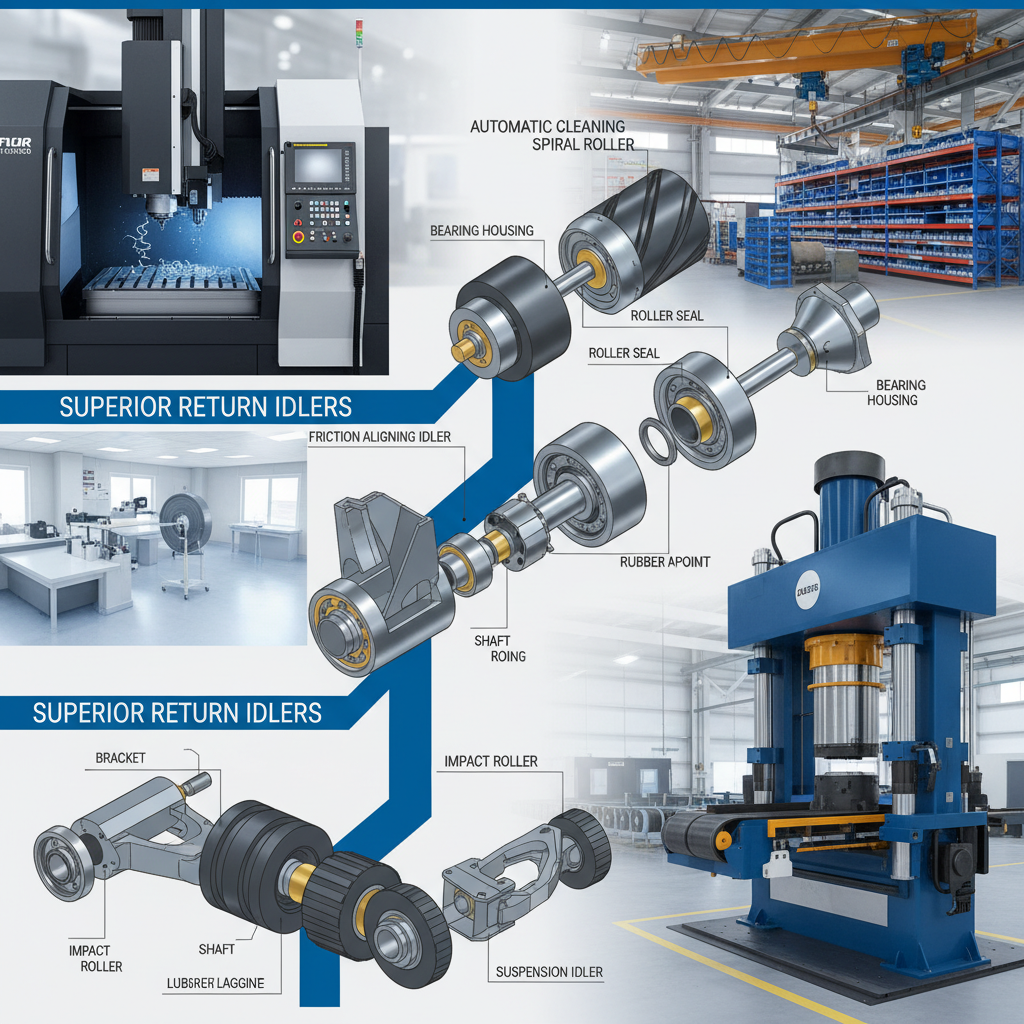 Enhance Conveyor Efficiency with Superior Return Idlers