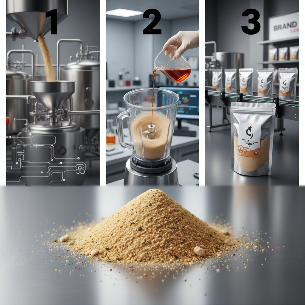 High Quality Industrial Chicken Ramen Powder for Food Production