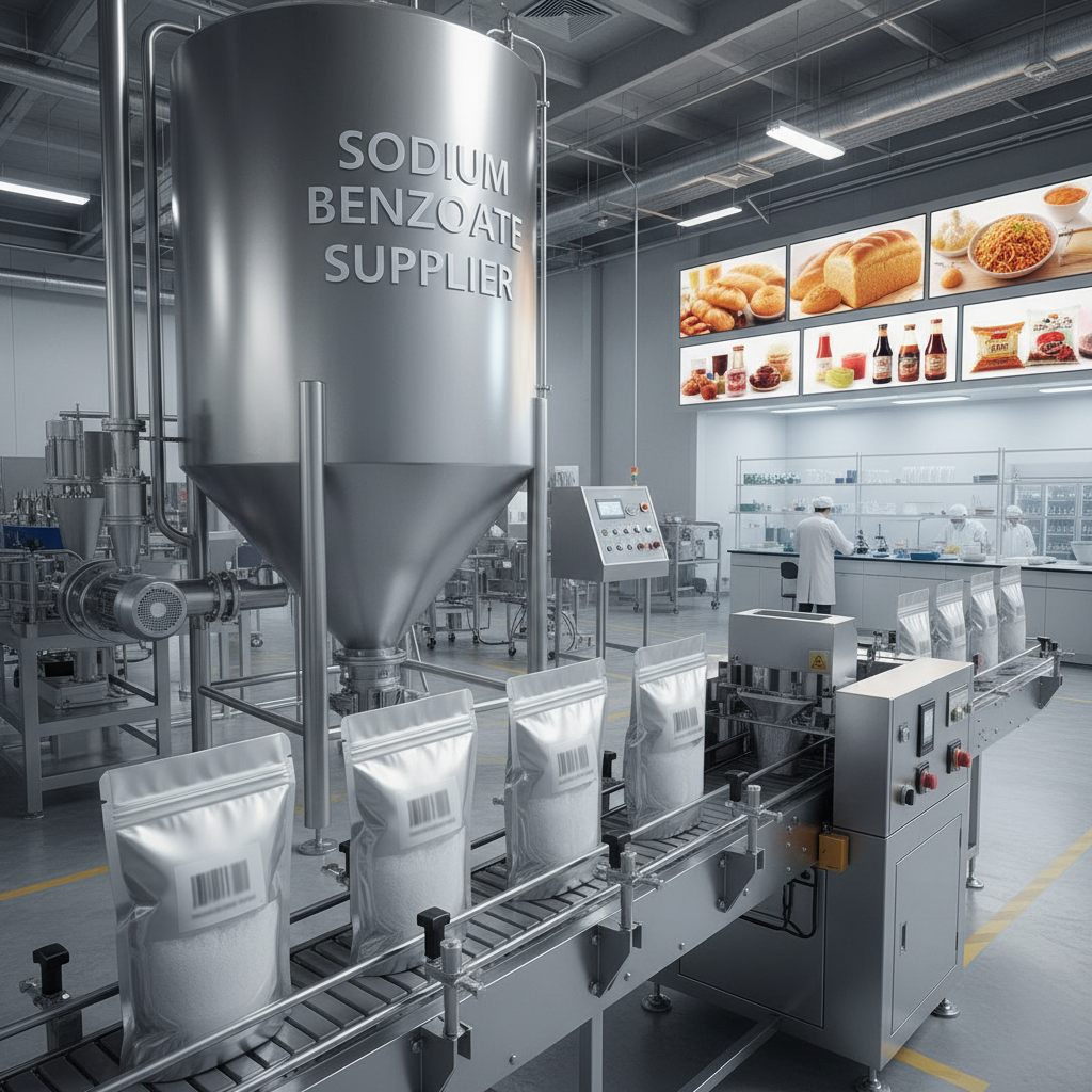 Reliable sodium benzoate powder supplier for Food Safety