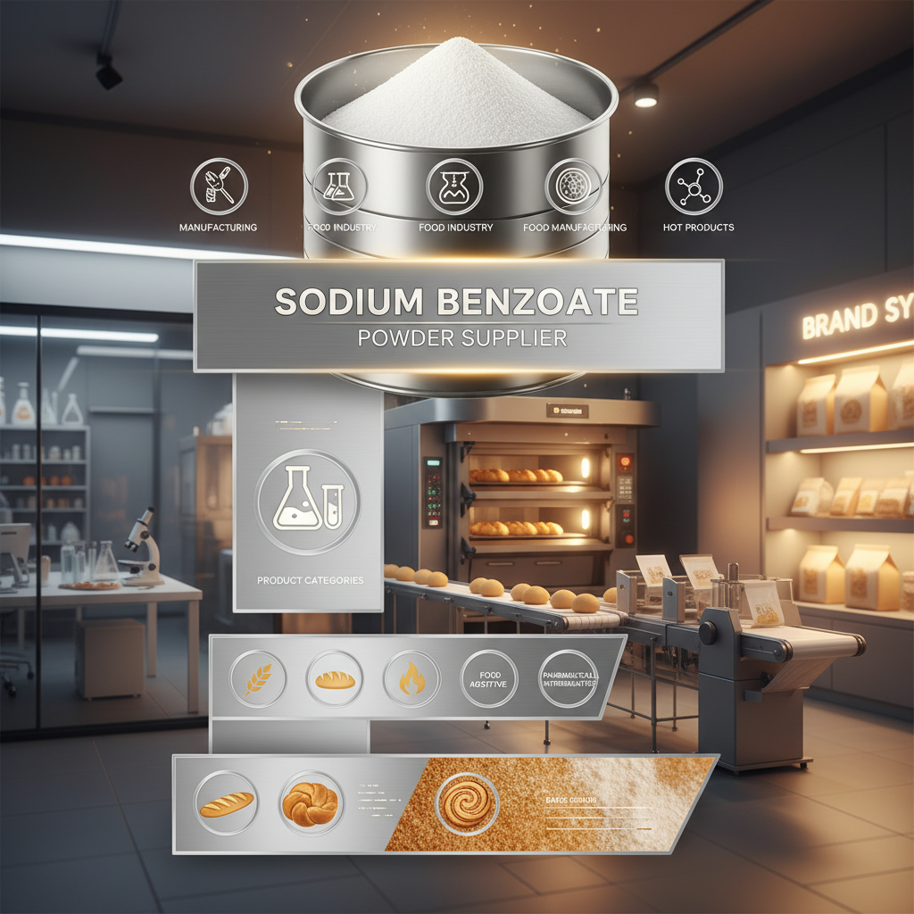 Reliable sodium benzoate powder supplier for Food Safety